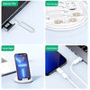60W Multifunctional Fast Charging Data Cable Set – Portable 5-in-1 Charging Solution