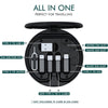 60W Multifunctional Fast Charging Data Cable Set – Portable 5-in-1 Charging Solution
